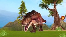 Dinosaurs Lion Gorilla Colors For Children | Dinosaurs Godzilla & More Animals Finger Fami