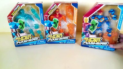 Marvel super hero mashers - Iceman, Marvel nova, Marvel Pyro, Toy for kids #SurpriseEggs4k-c8