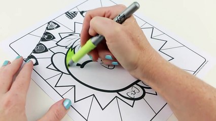 Shopkins APPLE BLOSSOM Speed Coloring Book with Markers-PWg8s