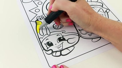 Shopkins Honey Pot and Gram Jam Speed Coloring Page-y0rlPx4A