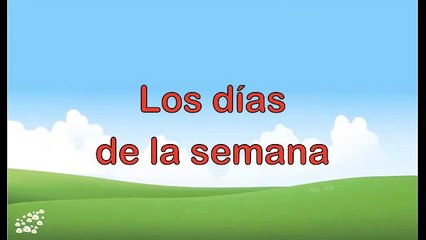 Los días de la semana en español. Learn the Days of the week in Spanish