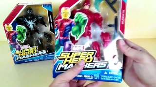 Marvel super hero mashers - Agent Venom, Doctor Doom, Daredevil, Toy for kids #SurpriseEggs4k-wQRmkQk2