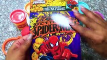 Learn Colors with Play Doh Spiderman | Fun Creative Modeling Clay Educational Video for Toddlers