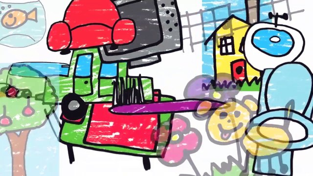 Family And Home -Part 2 - Kids Learn About Home - ELF Kids Videos-FV