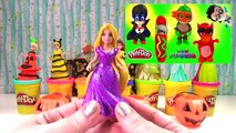 Принцессы Диснея Волшебный клип носить поделки Хэллоуин играть doh платья | Газированный игрушка шоу