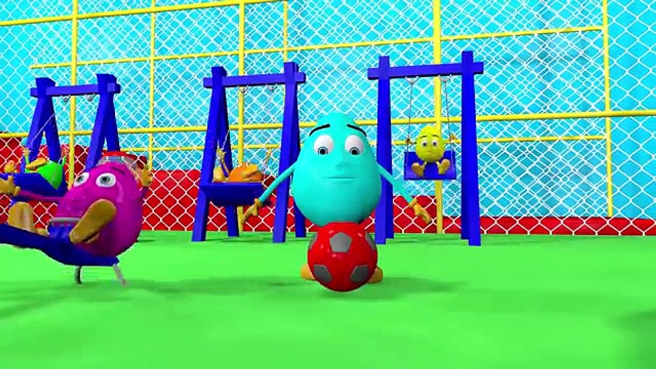 SPORTS BALLS Finger Family 3D Surprise Eggs Indoor Playground | Color Songs For Kids Nursery Rhymes