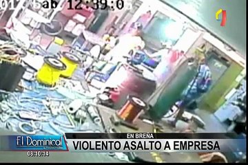 Breña: Asaltan empresa y roban más de 35 000 dólares en maquinaria y dinero