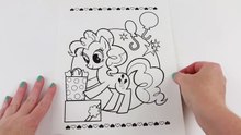 My Little Pony PINKIE PIE Speed Coloring Book with Markers-Jy