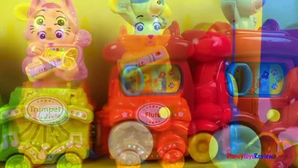 VTECH CONNECT & SING ANIMAL TRAIN WITH DOG CAT RABBIT PIANO TRUMPET FLUTE & LEARNING ACTIV