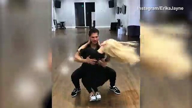 'Whip that weave'_ Erika Jayne whips hair back and forth _ 2017