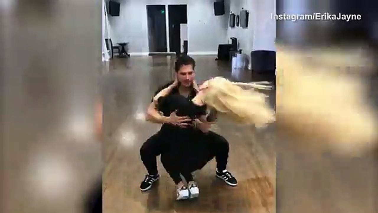 'Whip that weave'_ Erika Jayne whips hair back and forth _ 2017