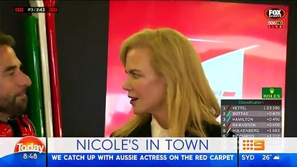 Nicole Kidman on the Australian Grand Prix red carpet in Melbourne