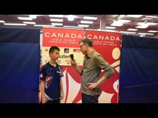 Victor Liu (USA) - ITTF GJC Butterfly Canada Junior and Cadet Open 2014