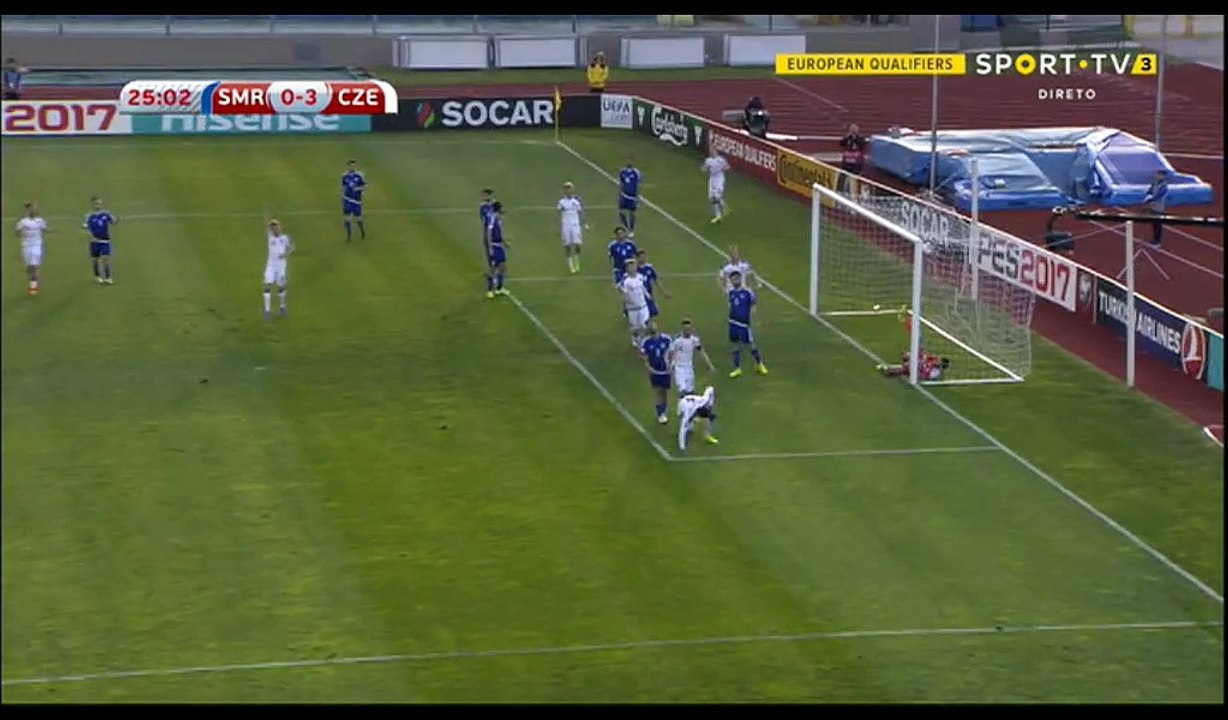 Theodor Gebre Selassie Goal HD - San Marino 0-4 Czech Republic - 26-03-2017