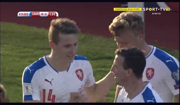 Antonin Barak Goal HD - San Marino 0-3 Czech Republic - 26-03-2017