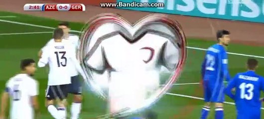 Thomas Muller Big Chance  HD Azerbaijan 0-0 Germany 26.03.2017 HD (1)