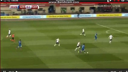 Dimitrij Nazarov Goal HD - Azerbaijan 1-1 Germany - 26.03.2017 HD