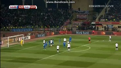 1-2 Thomas Muller Super Goal HD - Azerbaijan 1-2 Germany  - World Cup Qualification - 26.03.2017 HD