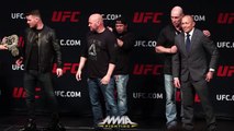 Georges St-Pierre vs. Michael Bisping UFC Staredown