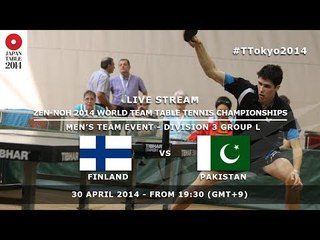 #TTokyo2014: Finland - Pakistan