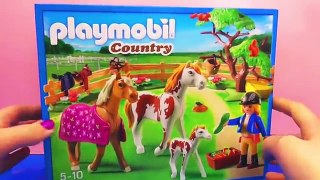 Playmobil 摩比游戏 5227 乡村系列 田园 驯 马场 小马 农场 套装 组装