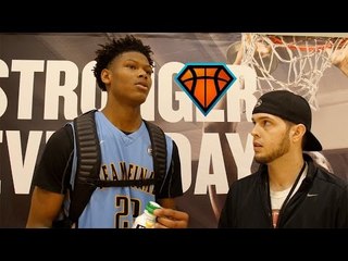 Recent Duke Target Cameron Reddish Talks About His EYBL Experience So Far | #1 Wing In 2018