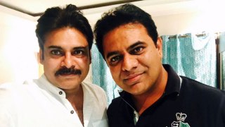 Pawan Kalyan Selfies With Telangana Minester KTR