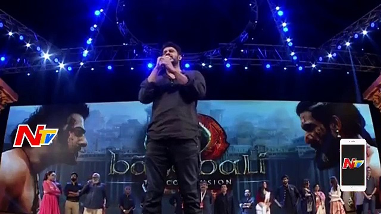 Prabhas Speech @ Baahubali 2