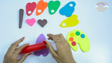 Learn Colors Play Doh Ice Cream Popsicle Molds Fun Creative for Kids Rhymes