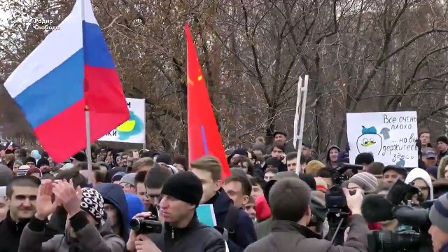 Митинг в Красноярске или Сами вы держитесь!