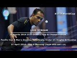 K-Sports 2014 ITTF-Oceania Cup & Championships Day 6, Men's Doubles SF, U21 Singles & Doubles Finals