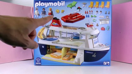 PLAYMOBIL CRUISESCHIP Family Fun OPBOUWEN! Reusachtig schip met zwembad & restaurant - Opb