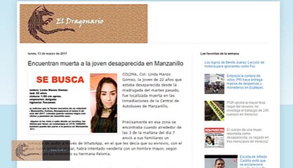 Encuentran muerta a la joven desaparecida en Manzanillo