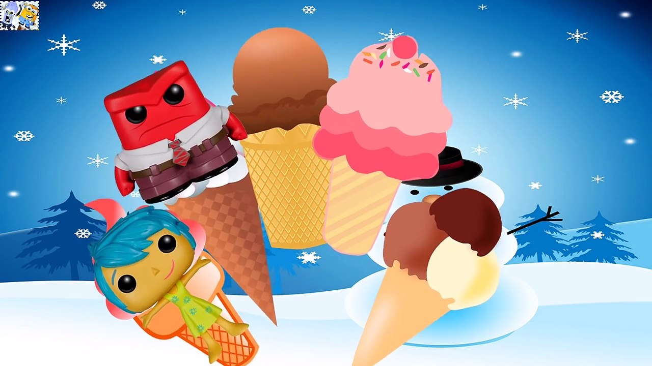 Inside Out Ice Cream Finger Family | Nursery Rhymes For Children