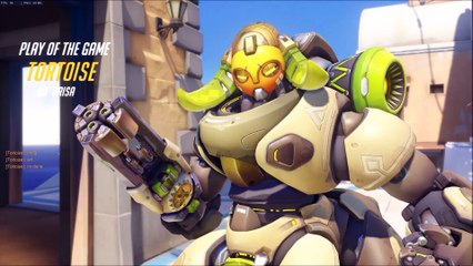 Overwatch: Enemy Orisa pulls off quad environmental... blind