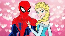 Coloring Spiderman Vs Elsa Spider Man And Frozen Elsa Coloring Pages ぬりえランド