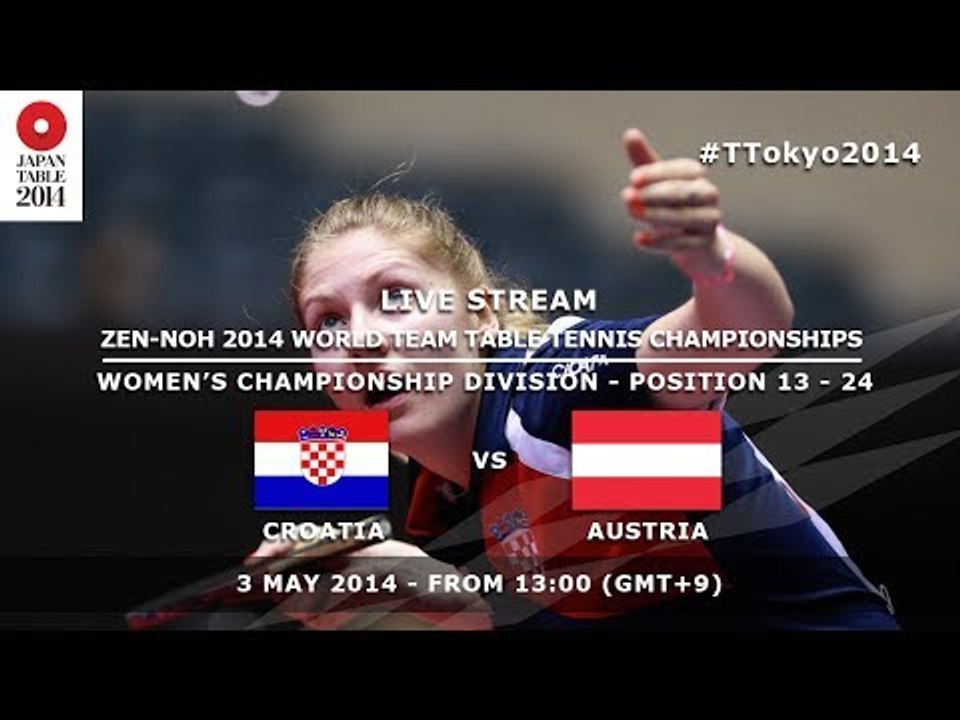 #TTokyo2014: Croatia - Austria