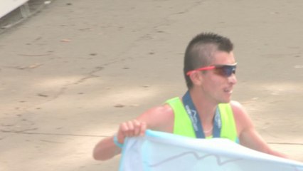 Colombiano José David Cardona gana por tercera vez el Maratón CAF