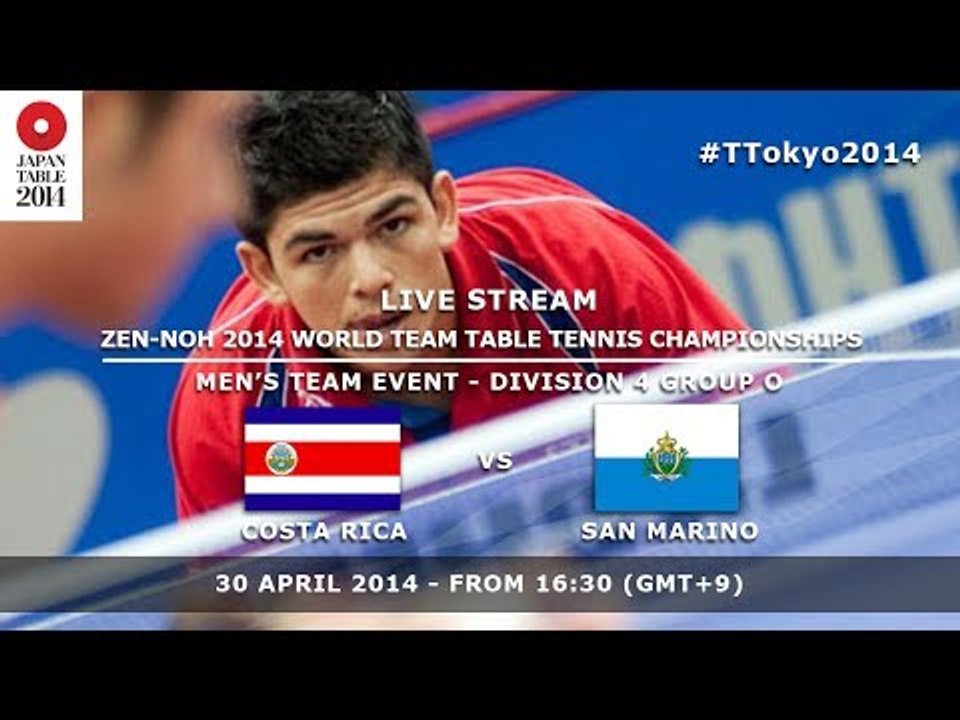 #TTokyo2014: Costa Rica - San Marino