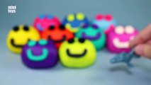 Play Doh Surprise Egg with Smiley Face | Learn Colours with Play Doh Smiley Face Surprise