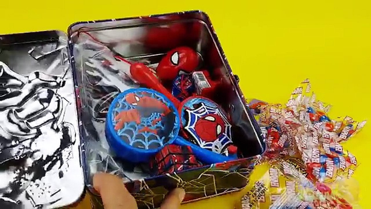 Big Baby Bum Bum Surprise Egg Lunchbox! Marvel Spiderman Edition