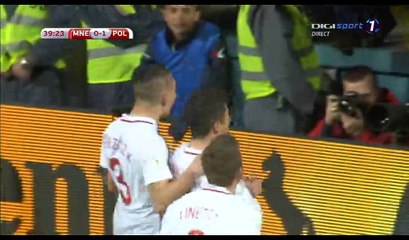 Robert Lewandowski Goal HD - Montenegro 0-1 Poland - 26-03-2017