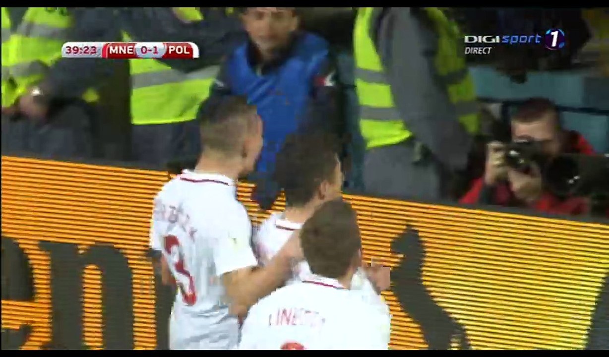 Robert Lewandowski Goal HD - Montenegro 0-1 Poland - 26-03-2017