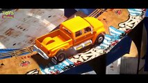 PICKUP TRUCKS for Kids with Spiderman in Cars Cartoon and Nursery Rhymes Songs for Childre