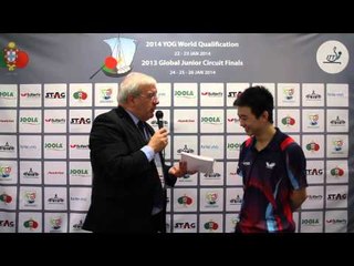 CHEN Hongtao Global Junior Circuit Finals Interview