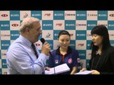 Jiang Interview at Women's #ITTFWorldCup