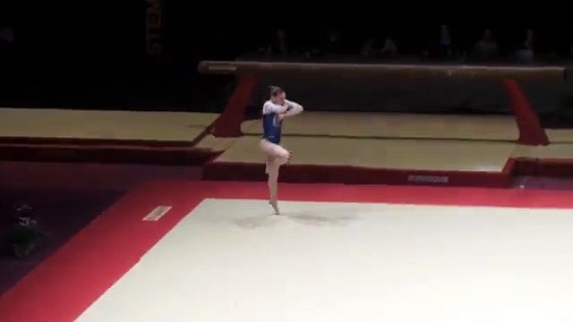 Léanne Bourgeois (France) Sol - Finale Sainté Gym Cup 2017
