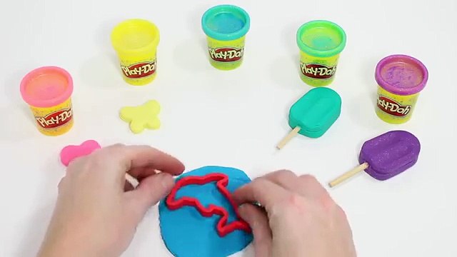 Узнайте цвета играть доч лед крем эскимо Пеппа свинья слон пресс-формы весело и Творческий для Дети