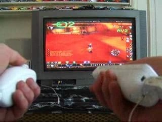 Wiimote playing World of Warcraft a computer