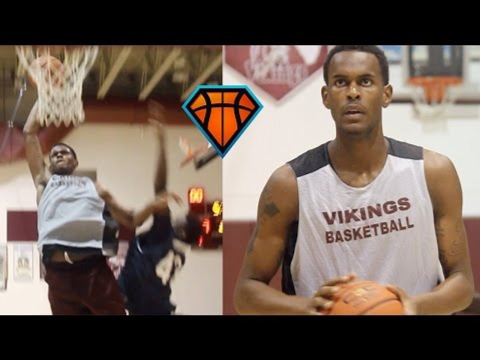 Dewan Huell CRUSHES 5 Dunks In One Game Fresh Off The Plane!!